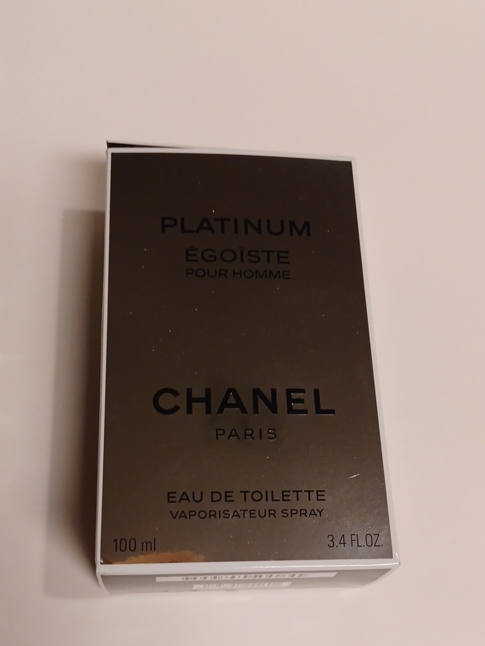> Empty Chanel Egoiste 3.4 Oz Bottle With Box